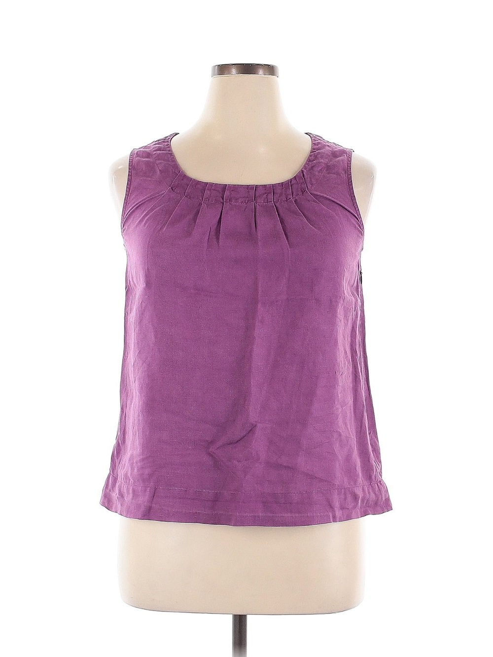 Boden Purple Sleeveless Scoop Neck Women's Top